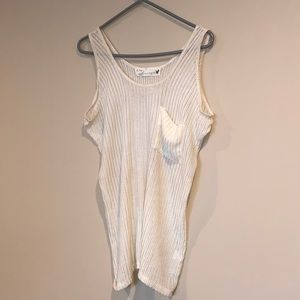 Vintage Havana Cream Knit Tank Top